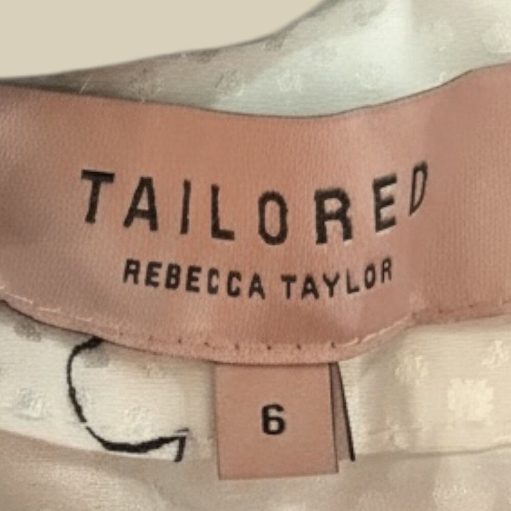 NWT Rebecca Taylor Long Sleeve Jumpsuit - Sz 6 - Spring Wedding Cocktail Party - Picture 3 of 11